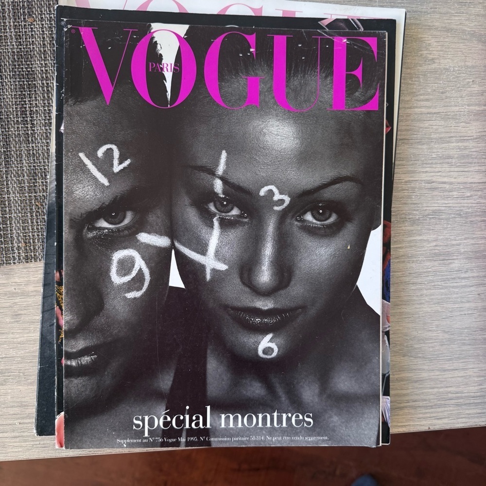 VOGUE Paris Supplement 756 Spécial Montre Mai 1995